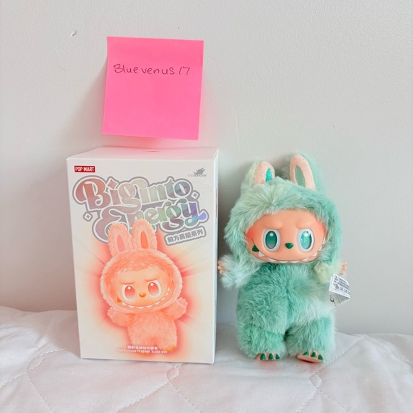 Pop Mart Big Into Energy Labubu Vinyl Plush - Serenity - Picture 2 of 8